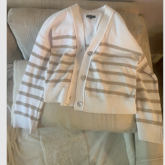 Rails Geneva Stripe Cotton Blend Cardigan women’s sweater size small - Picture 8 of 8